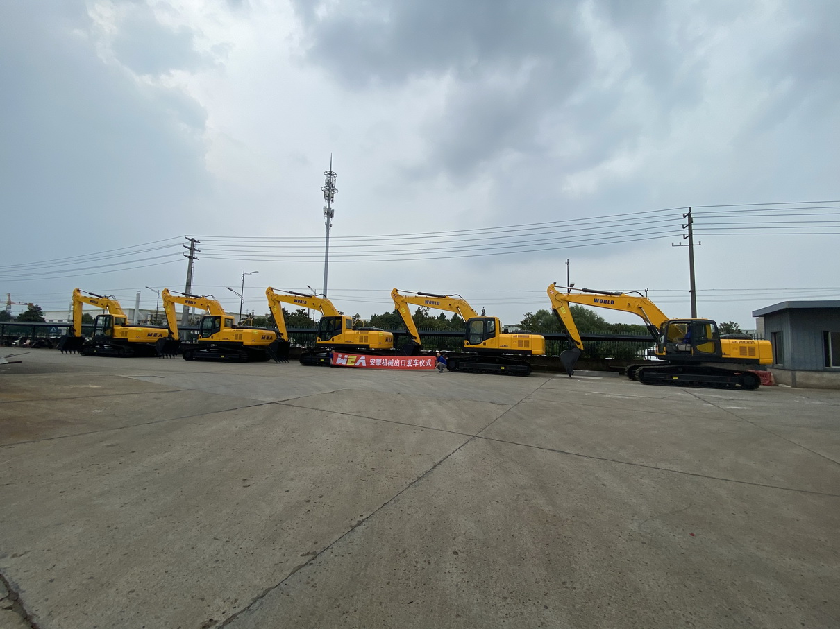 Ecuador 5 units excavator Delivery